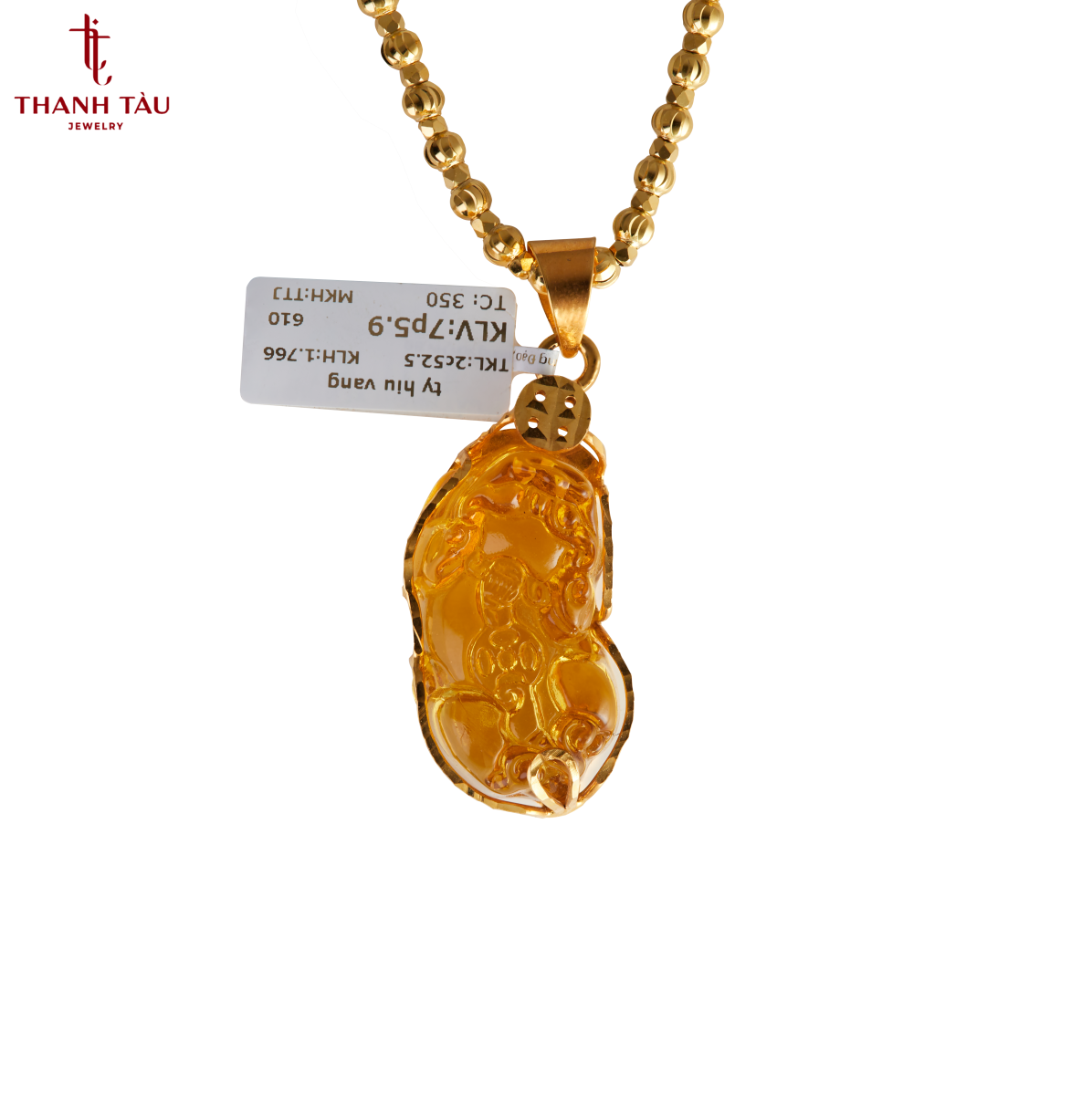 Mặt đá tỳ hươu vàng